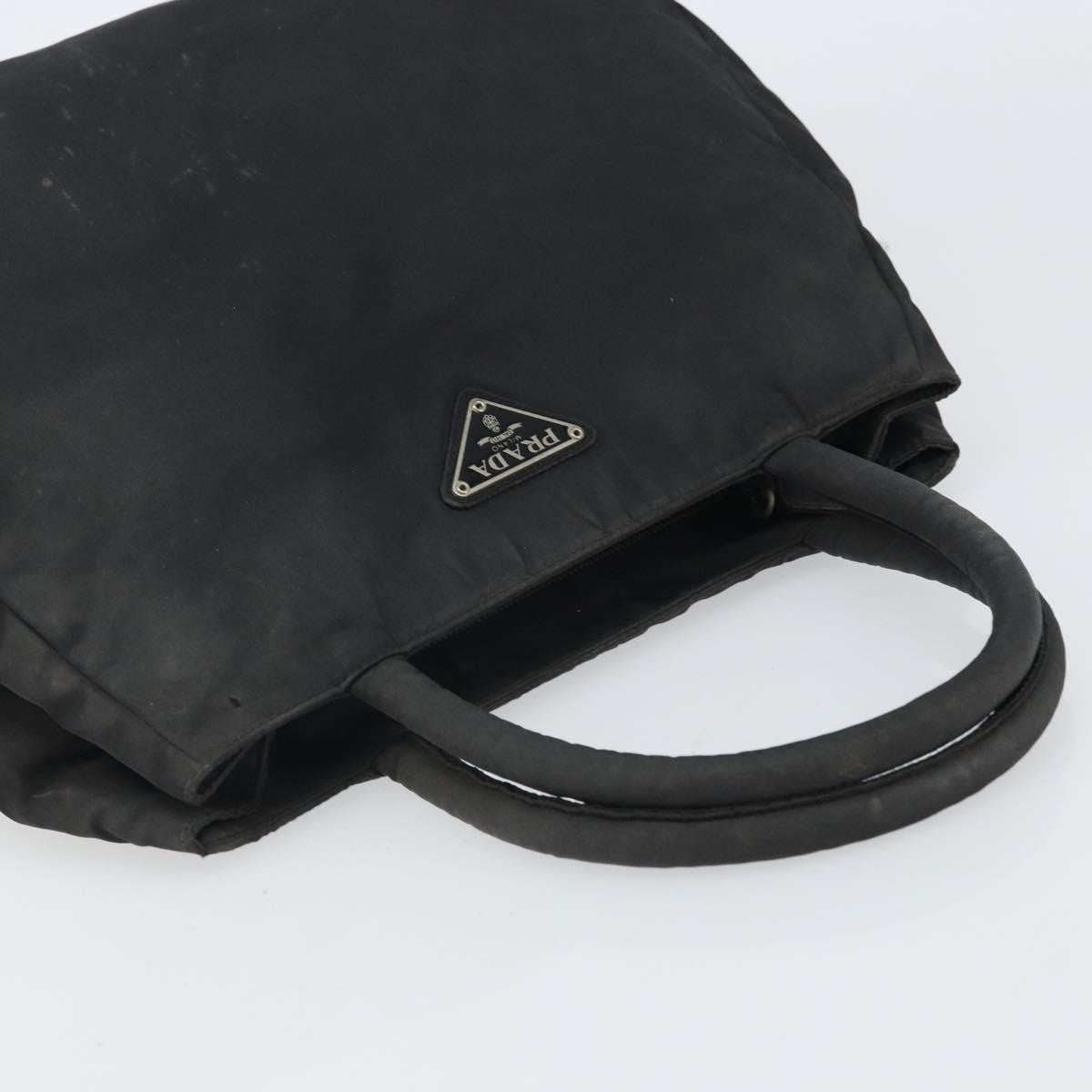 Prada PRADA Hand Bag Nylon Black Authentic 161789