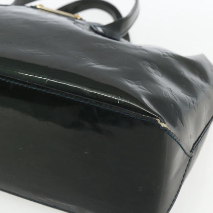 Louis Vuitton LOUIS VUITTON Monogram Vernis Wilshire PM Bag Blue Galatic M93646 LV Authentic 163318