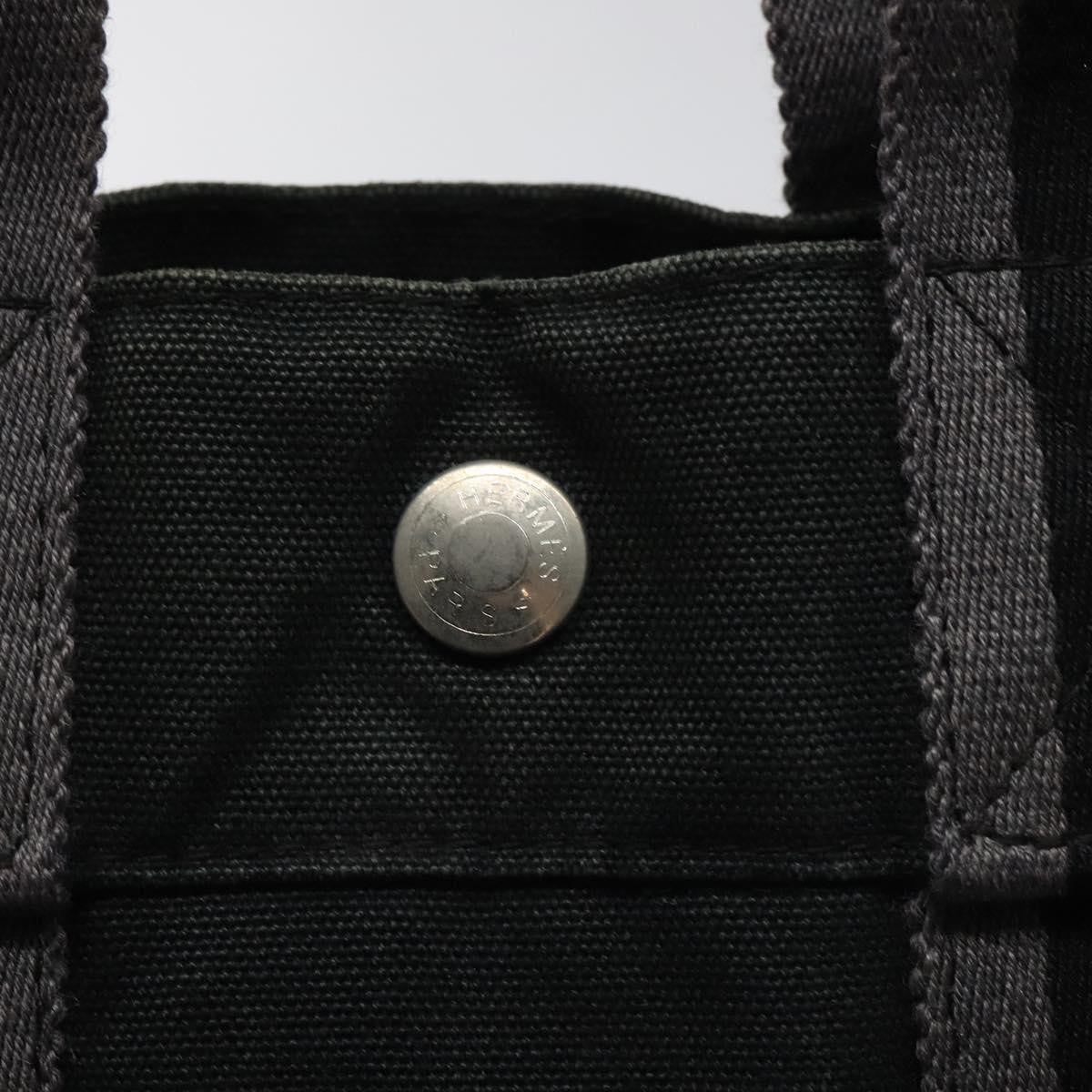 Hermès Hermès HERMES Fourre Tout PM Hand Bag Canvas Black Authentic ti2733