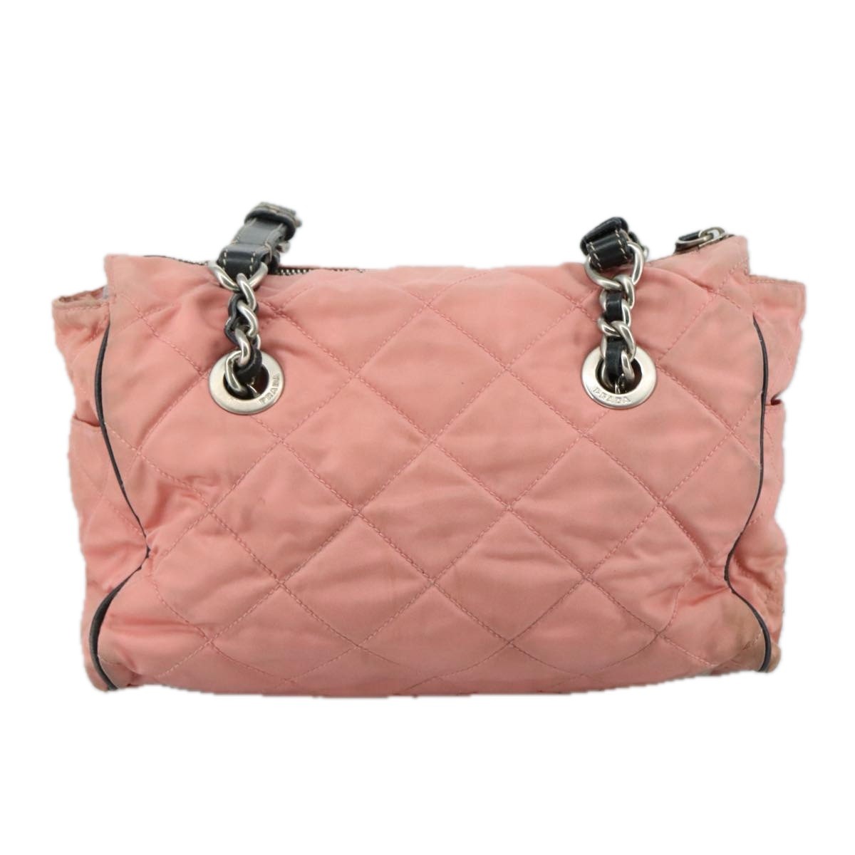 Prada PRADA Shoulder Bag Nylon Pink Authentic 107515