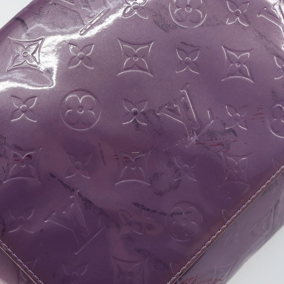 Louis Vuitton LOUIS VUITTON Monogram Vernis Thompson Street Bag Viole M91095 LV Authentic 161428