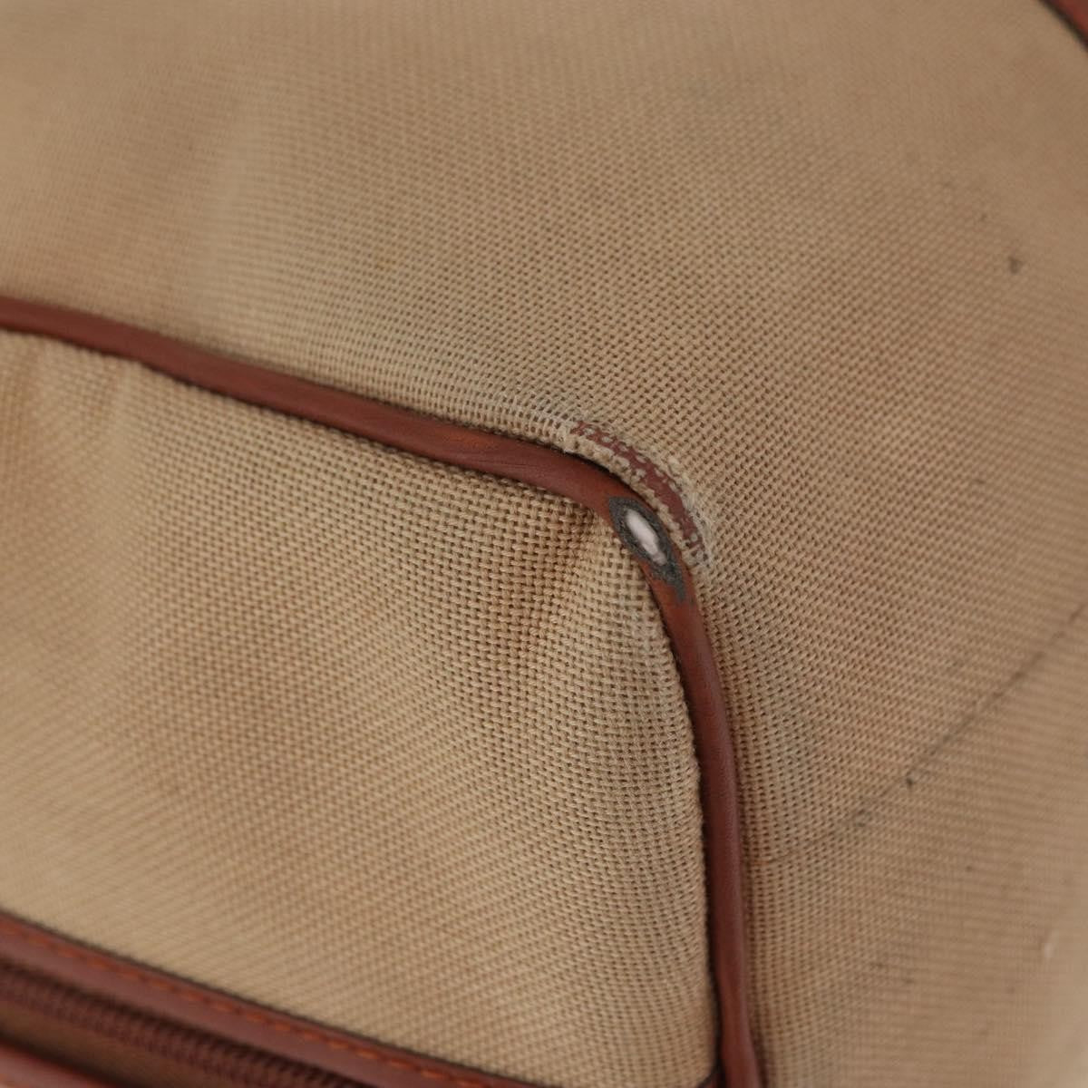 Saint Laurent SAINT LAURENT Boston Bag Canvas Brown Authentic BA12896