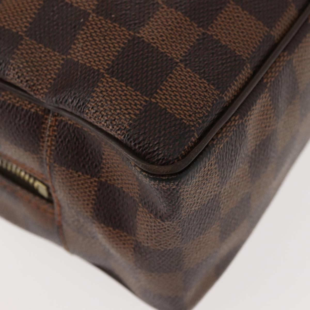 Louis Vuitton LOUIS VUITTON Damier Ebene Trousse Toilette25 Clutch Bag N47624 LV Authentic 151153