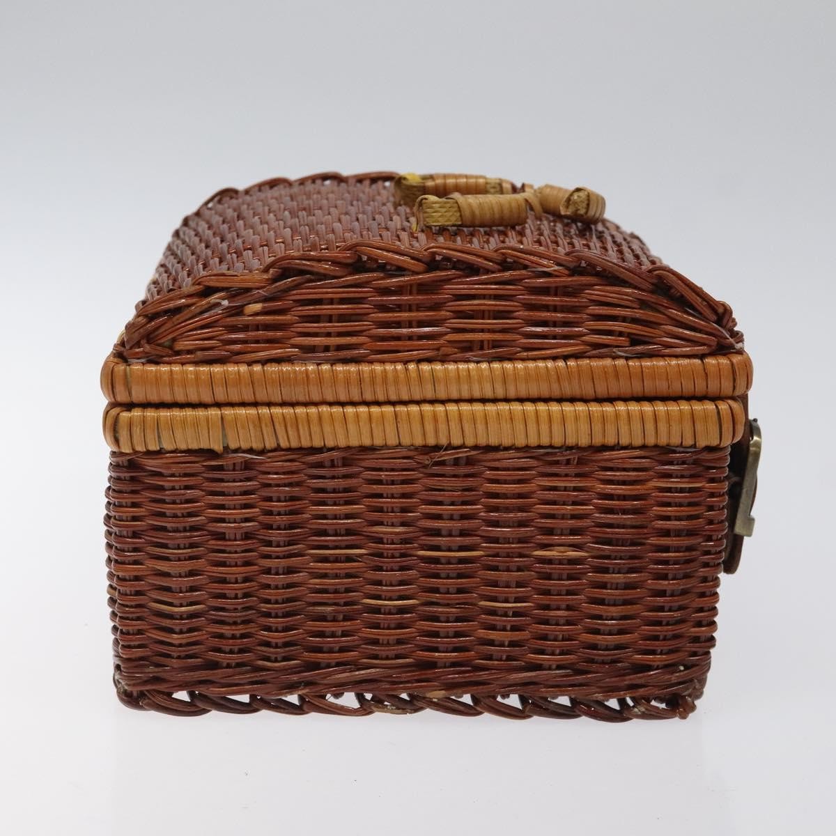 Givenchy GIVENCHY Hand Bag Raffia Brown Authentic BD1504