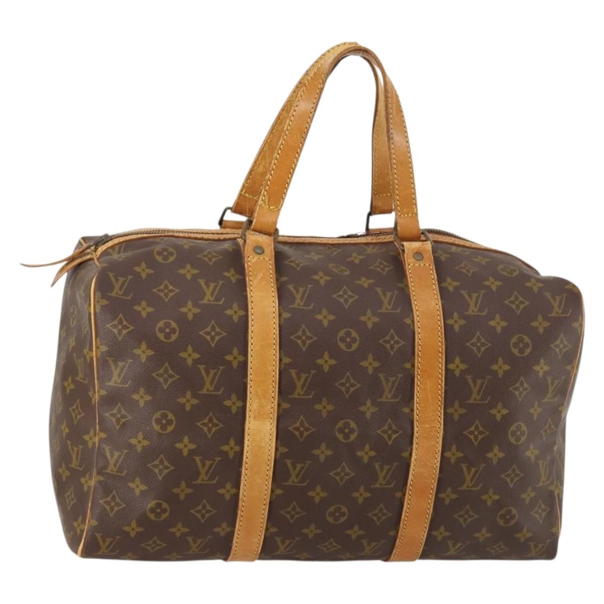 Louis Vuitton LOUIS VUITTON Monogram Sac Souple 45 Boston Bag M41624 LV Authentic 147210