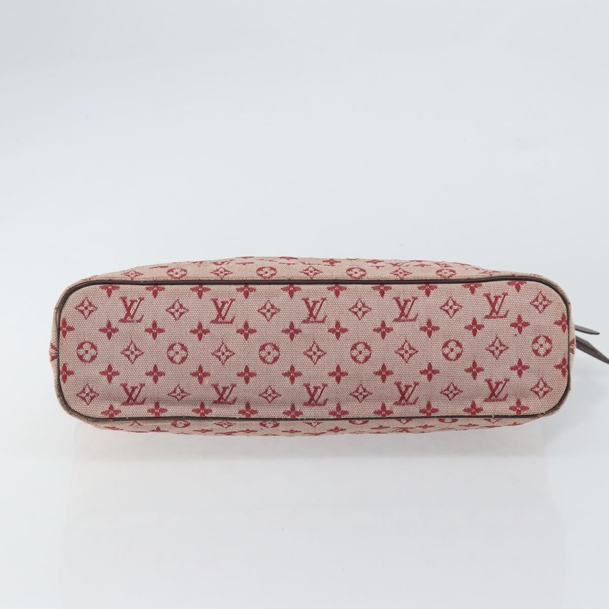 Louis Vuitton LOUIS VUITTON Monogram Mini Lucille PM Hand Bag Red M92678 LV Authentic BA9329