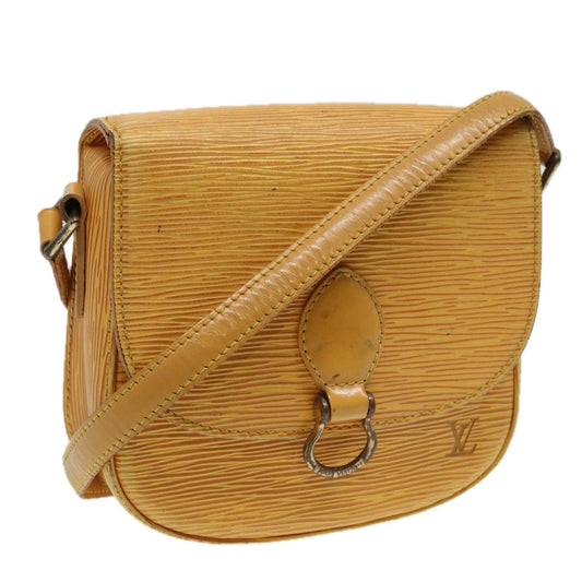 Louis Vuitton LOUIS VUITTON Epi Saint Cloud PM Shoulder Bag Yellow M52219 LV Authentic 83031