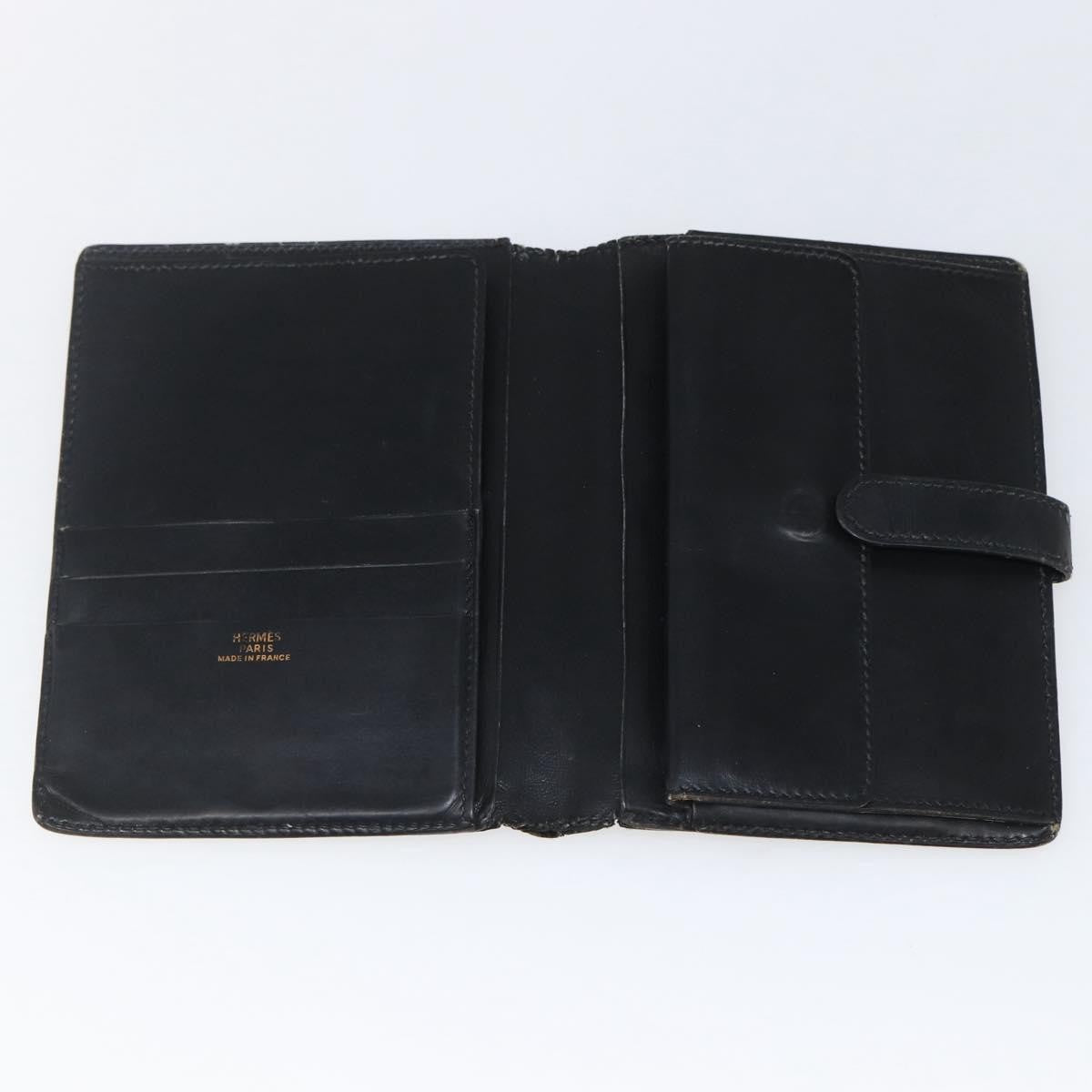 Hermès Hermès HERMES Saumur Diane Wallet Leather Black Authentic bs32957 Bag