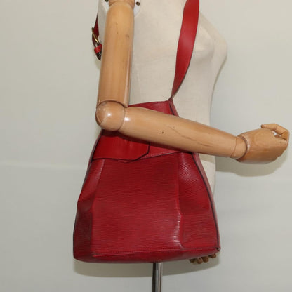 Louis Vuitton LOUIS VUITTON Epi Sac Depaule PM Shoulder Bag Red M80207 LV Authentic bs24723