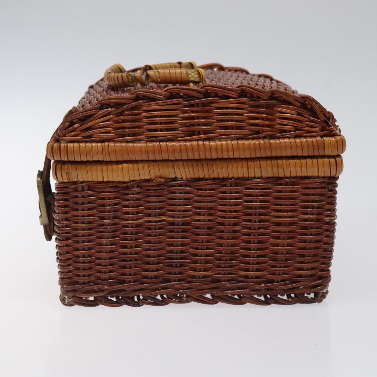 Givenchy GIVENCHY Hand Bag Raffia Brown Authentic BD1504