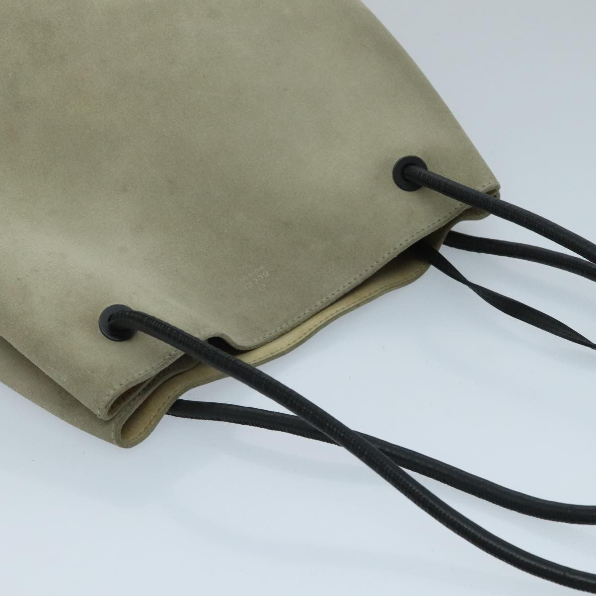 Gucci GUCCI Shoulder Bag Suede Beige 101341 Authentic 96679