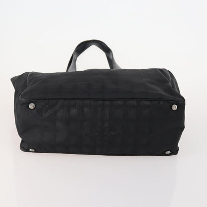 Chanel CHANEL New Travel line Tote Bag Nylon 3 Set Black CC Authentic BA12665