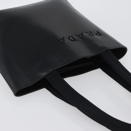 Prada PRADA Tote Bag Leather Black Authentic gh1848