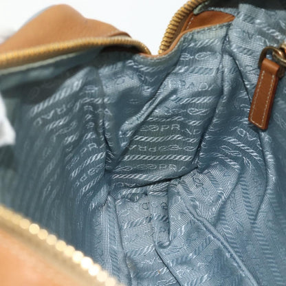 Prada PRADA Shoulder Bag Nylon Light Blue Gold Authentic 179021
