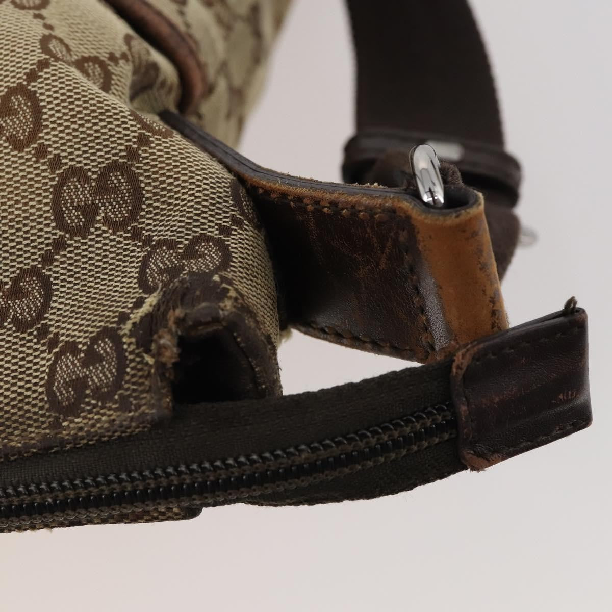 Gucci GUCCI GG Supreme GG Crystal GG Canvas Bag PVC 4 Set Navy Beige Authentic YKZ424