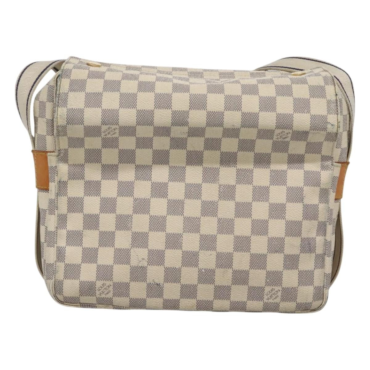 Louis Vuitton LOUIS VUITTON Damier Azur Naviglio Shoulder Bag N51189 LV Authentic 128957
