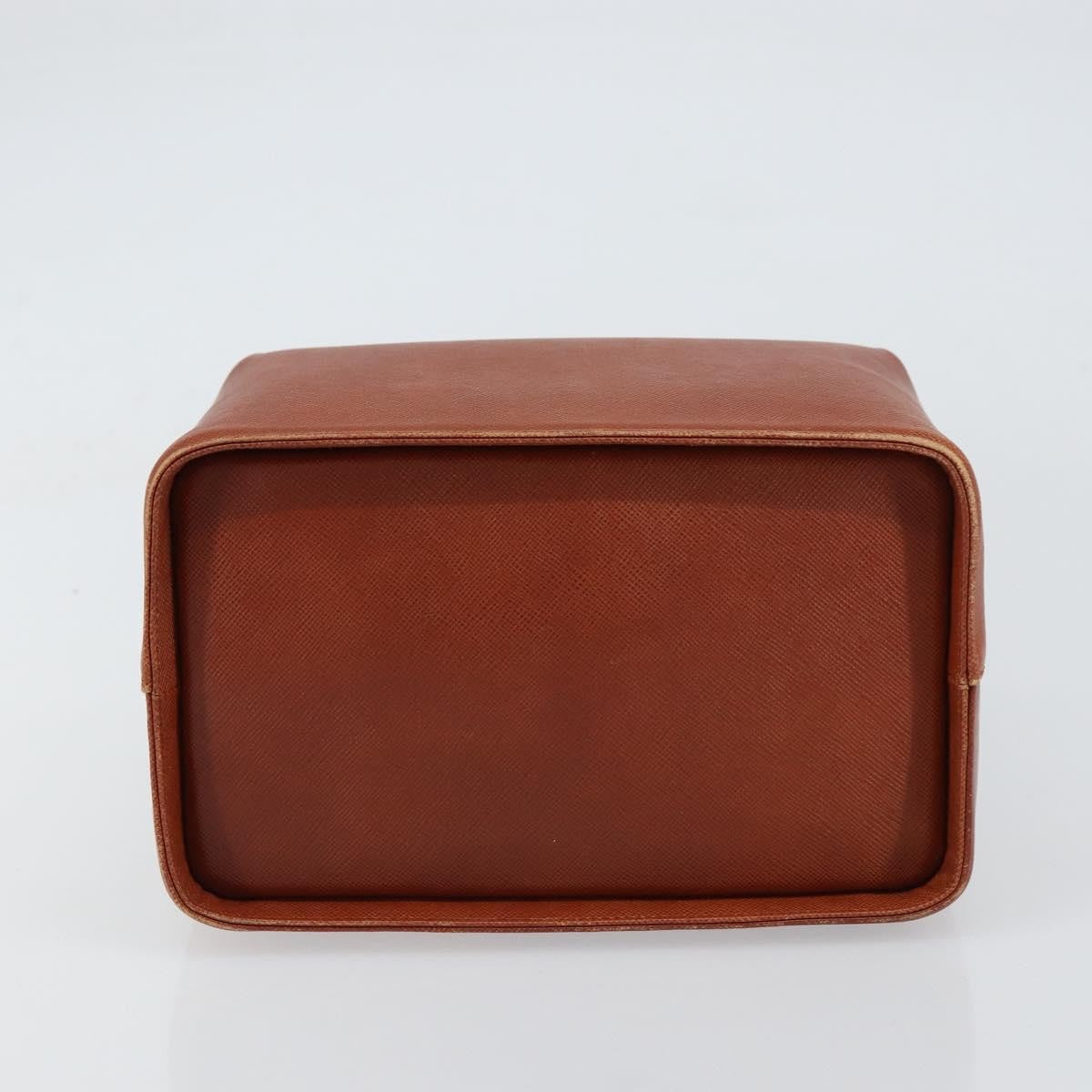 Givenchy GIVENCHY Hand Bag Leather Brown Gold Authentic 159082