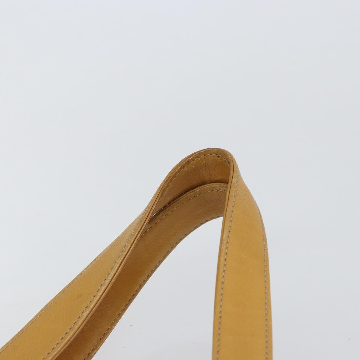 Loewe LOEWE Anagram Tote Bag Leather Beige Gold Authentic 149645