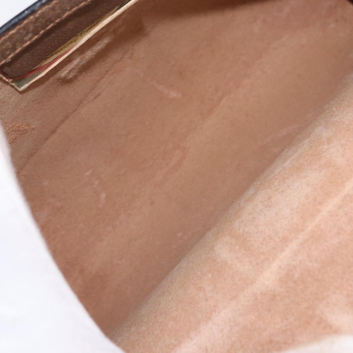 Gucci GUCCI GG Supreme Web Sherry Line Clutch Bag PVC Beige Gold 89 01 006 Authentic 155387