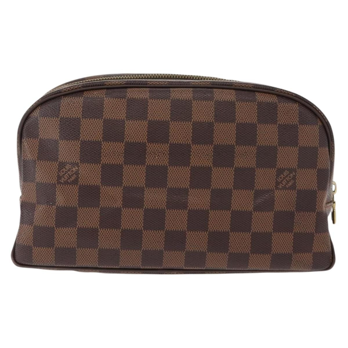 Louis Vuitton LOUIS VUITTON Damier Ebene Trousse Toilette25 Clutch Bag N47624 LV Authentic 151153