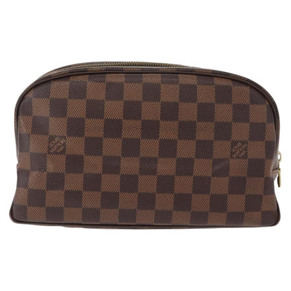 Louis Vuitton LOUIS VUITTON Damier Ebene Trousse Toilette25 Clutch Bag N47624 LV Authentic 151153