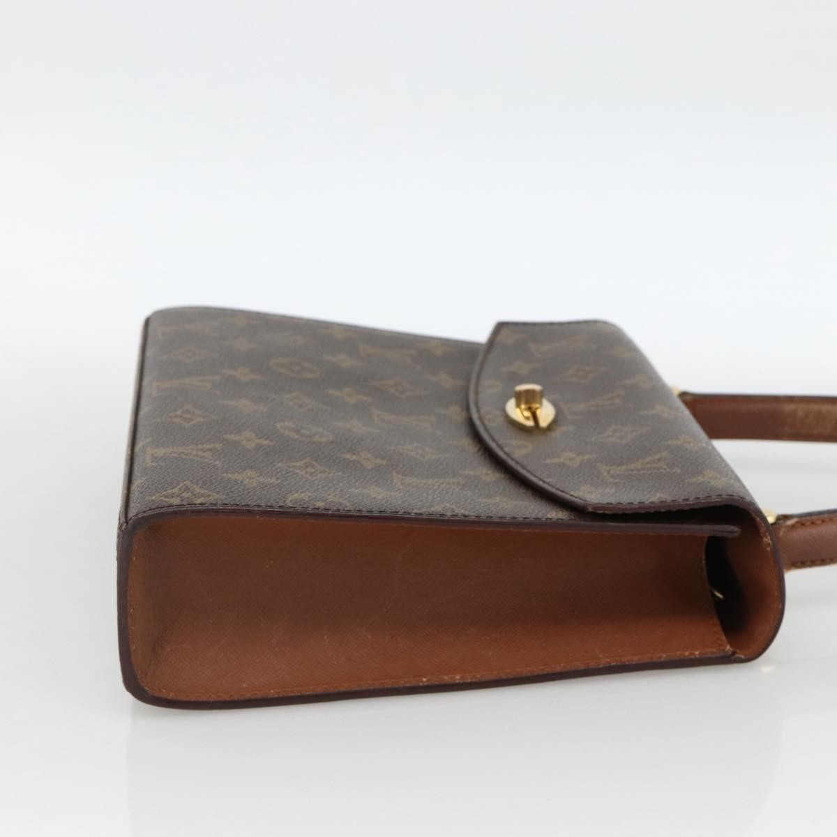 Louis Vuitton LOUIS VUITTON Monogram Malesherbes Hand Bag M51379 LV Authentic 152143