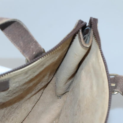Gucci GUCCI GG Supreme Web Sherry Line Hand Bag PVC Beige Gold Authentic ar13384