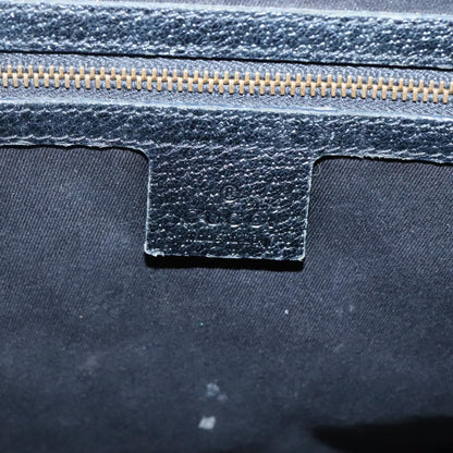 Gucci GUCCI GG Canvas Hand Bag Black Gold 120895 Authentic 130978