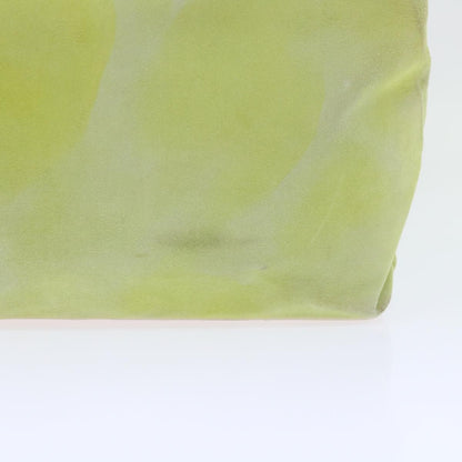 Celine CELINE Hand Bag Suede Green Authentic 53736V