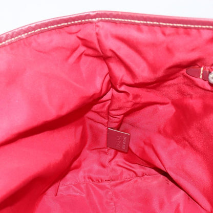 Prada PRADA Tote Bag Nylon Pink Silver Authentic 151499