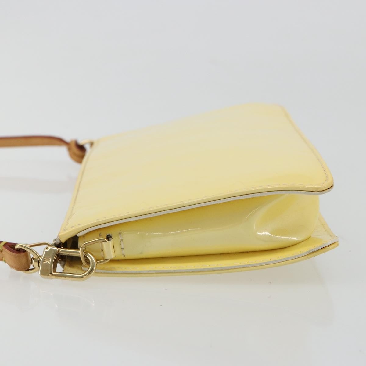 Louis Vuitton LOUIS VUITTON Monogram Vernis Lexington Pouch Beige M91010 LV Authentic mr2421 Bag