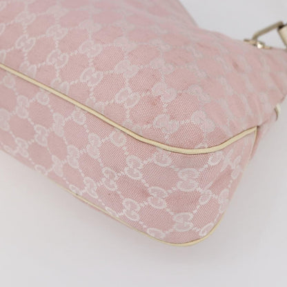 Gucci GUCCI GG Canvas Tote Bag Pink Gold 121023 Authentic ep11753