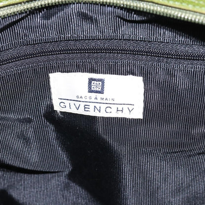 Givenchy GIVENCHY Hand Bag Leather Khaki Gold Authentic BA12916