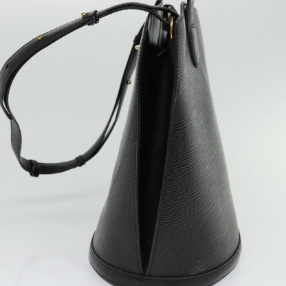 Louis Vuitton LOUIS VUITTON Epi Cluny Shoulder Bag Black M52252 LV Authentic bs24496