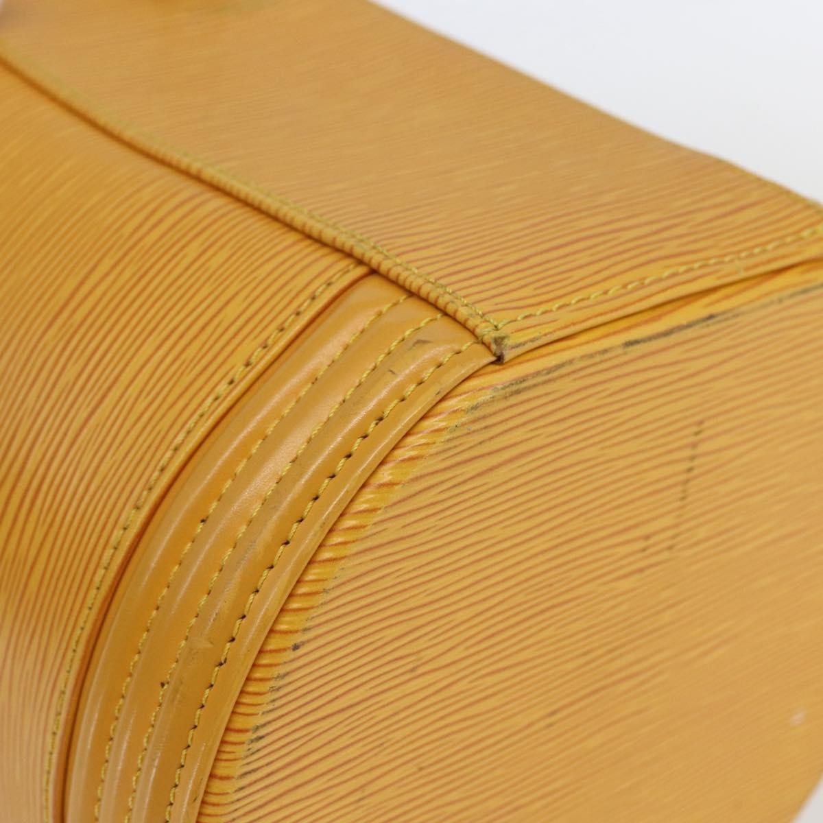 Louis Vuitton LOUIS VUITTON Epi Cannes Hand Bag Yellow M48039 LV Authentic BA10743