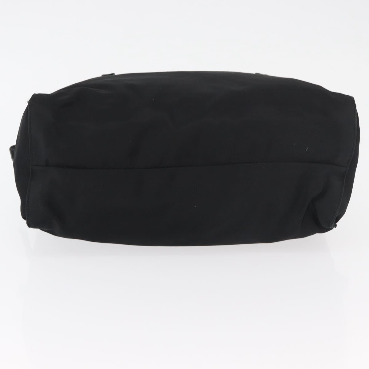 Prada PRADA Tote Bag Nylon Black Silver Authentic 175704
