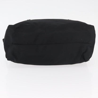 Prada PRADA Tote Bag Nylon Black Silver Authentic 175704