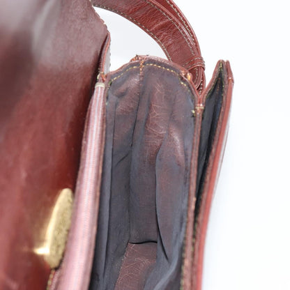 Givenchy GIVENCHY Shoulder Bag Suede Brown Gold Authentic bs35122