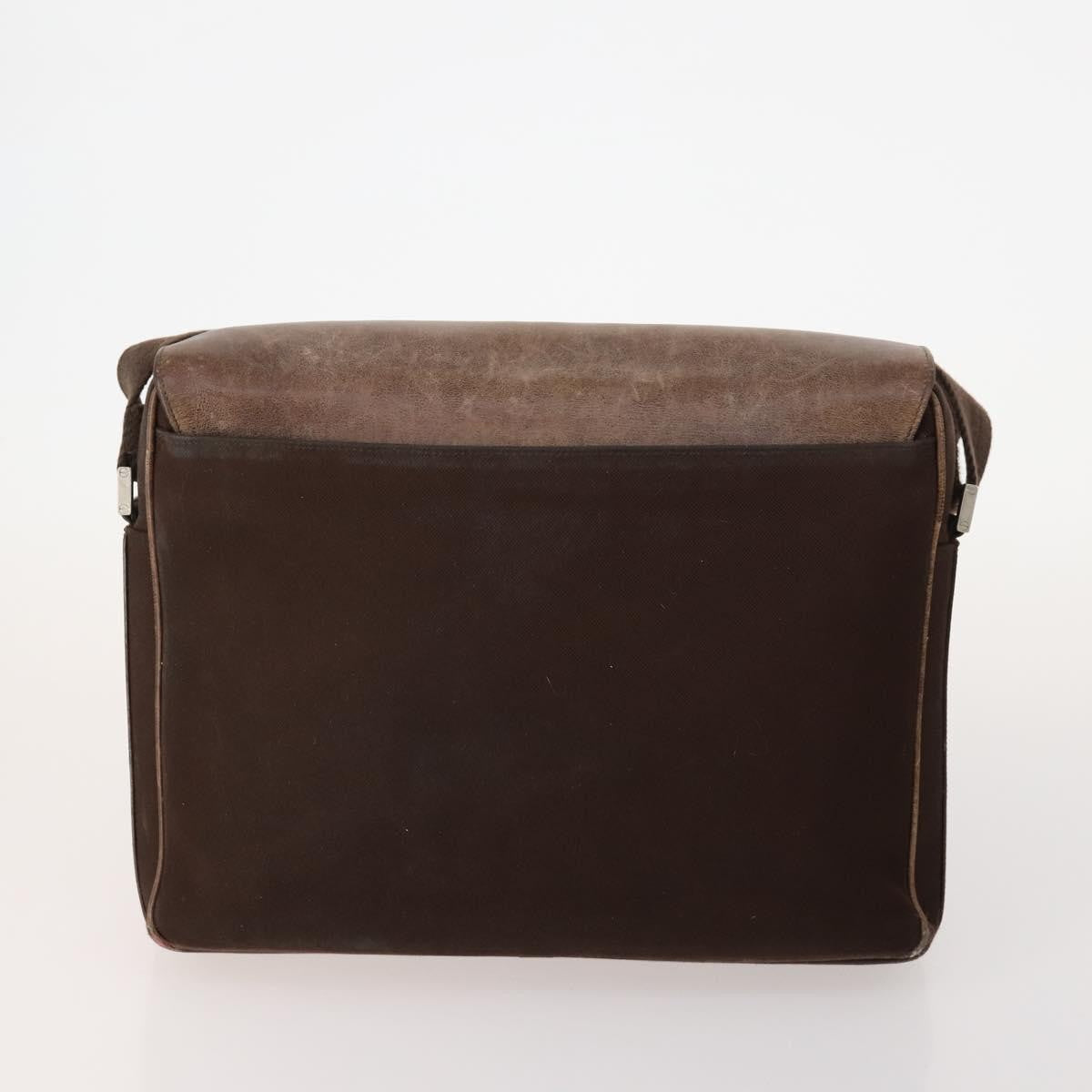Burberrys Burberrys Cartier Celine Macadam Nova Check Bag Leather 4 Set Black Authentic BSZ449