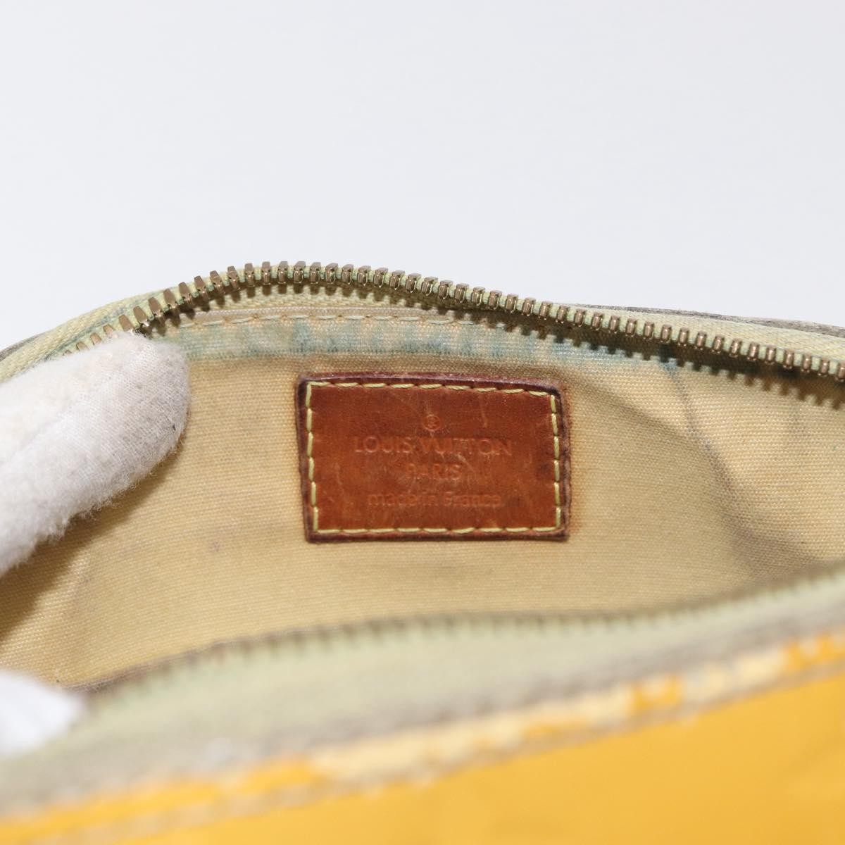 Louis Vuitton LOUIS VUITTON Monogram Vernis Alma PM Hand Bag Citrin M90101 LV Authentic 168034