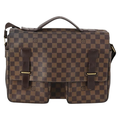Louis Vuitton LOUIS VUITTON Damier Ebene Broadway Shoulder Bag N42270 LV Authentic 153027