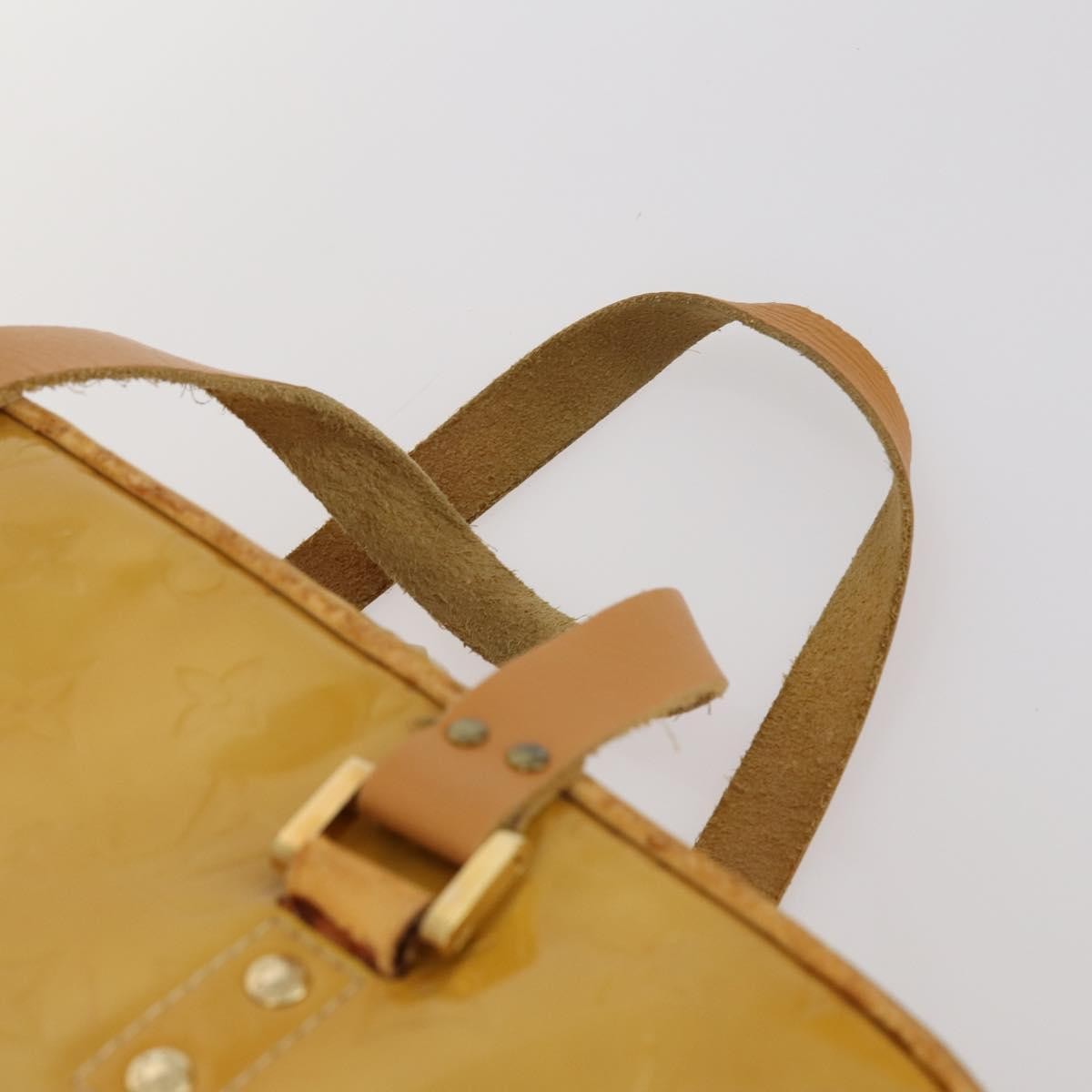 Louis Vuitton LOUIS VUITTON Monogram Vernis Tote Bag 2 Set Beige LV Authentic 144959