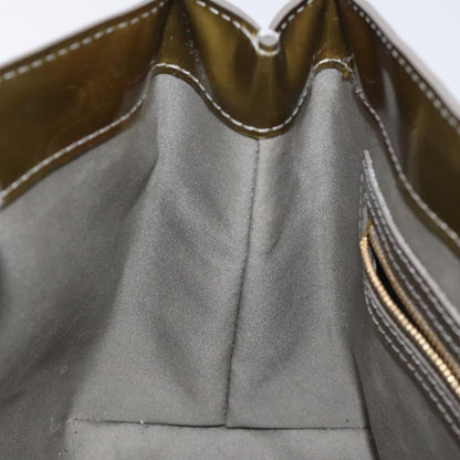Louis Vuitton LOUIS VUITTON Monogram Vernis Wilshire PM Bag Gris Art Deco M91627 Authentic 129895