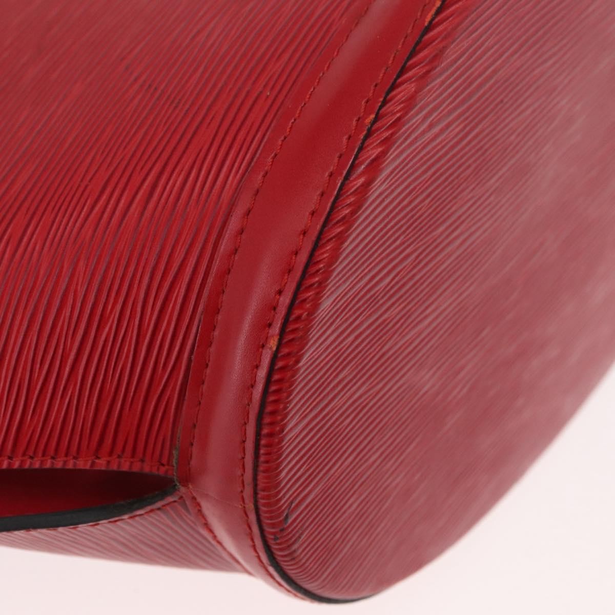 Louis Vuitton LOUIS VUITTON Epi Saint Jacques Shopping Shoulder Bag Red M52277 LV Authentic 182290