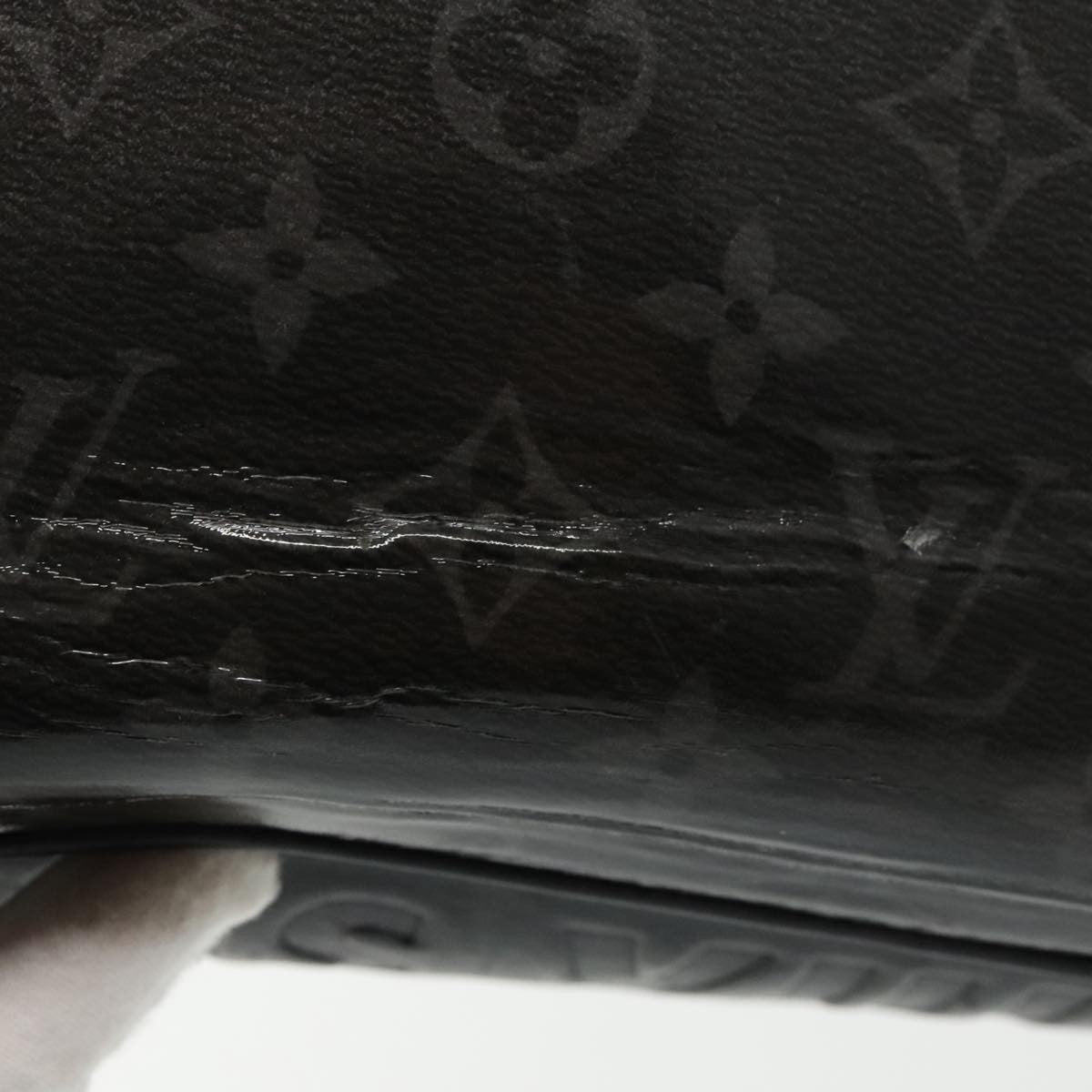 Louis Vuitton LOUIS VUITTON Eclipse Glaze Pochette Cosmos Clutch Bag M63373 LV Authentic 94116