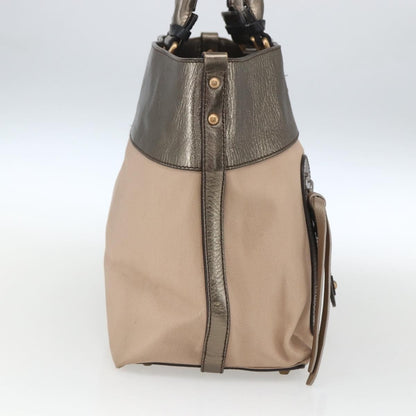 Chloé Chloé Chloe Tote Bag PVC Leather Gold Authentic 162332