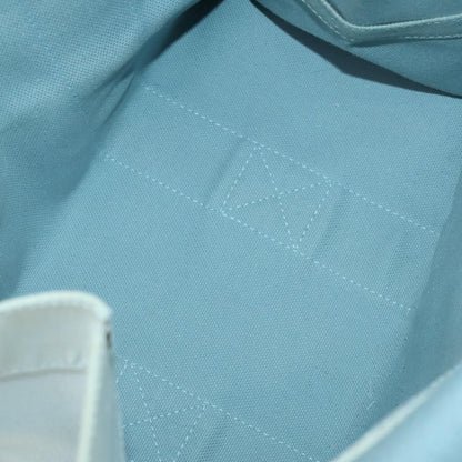 Hermès Hermès HERMES Bora Bora MM Hand Bag Canvas 2 Set Baby Blue Silver Authentic mr1842