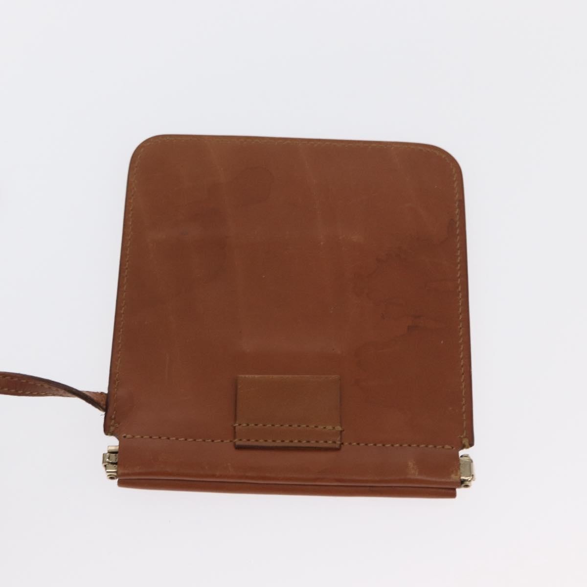 Gucci GUCCI Shoulder Bag Suede Beige Gold Authentic 162826