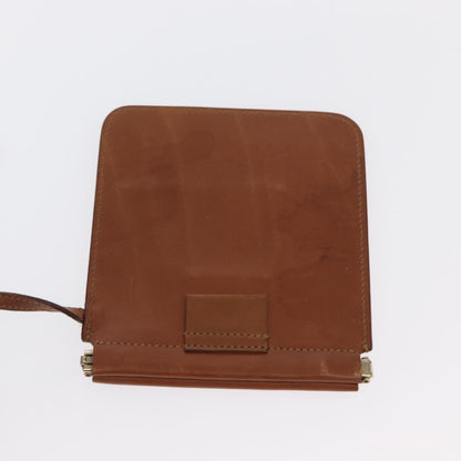 Gucci GUCCI Shoulder Bag Suede Beige Gold Authentic 162826
