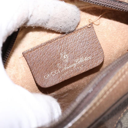 Gucci GUCCI GG Supreme Web Sherry Line Shoulder Bag PVC Beige 89 02 066 Authentic 133869